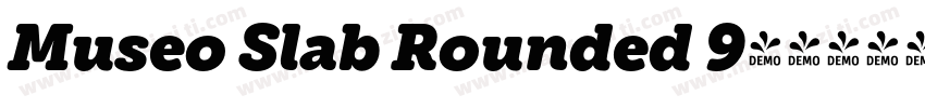Museo Slab Rounded 9字体转换